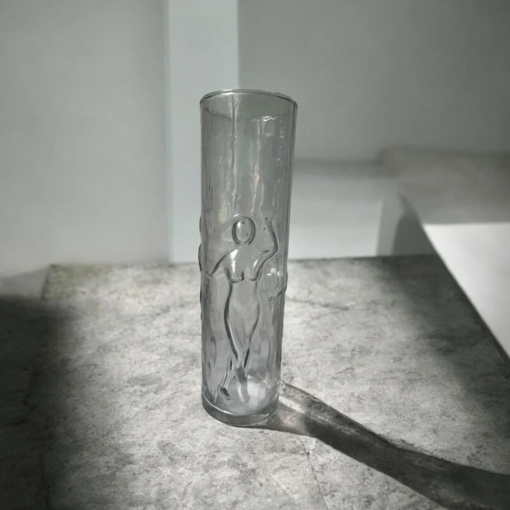 Vtg Libbey Molded Replacement Drinking Glass/Vase 